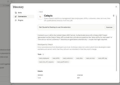 Celayix AI Connect Is Now in Claude’s Connector Directory